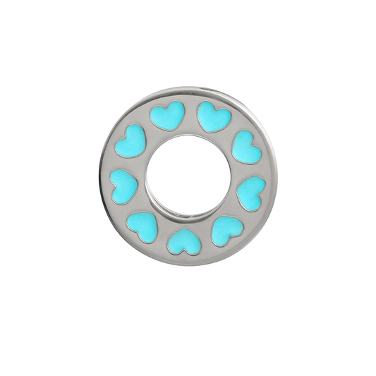 Sterling Silver Crystal Spacer Charm – Elegant Bracelet Filler Bead