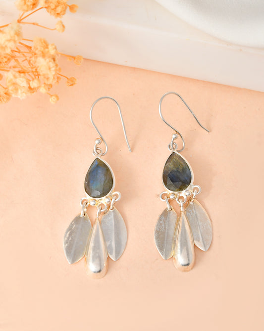 Teardrop Tribal 925 Silver Dangles