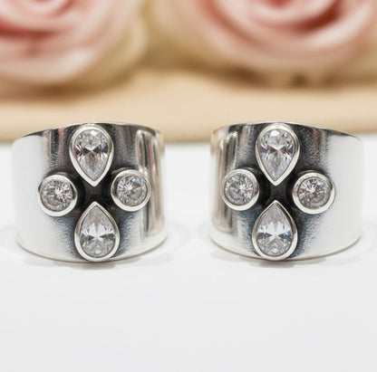 Chandni Wide Toe Rings (Large)