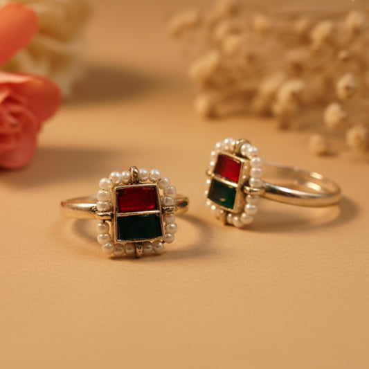 Rangoli Toe Rings