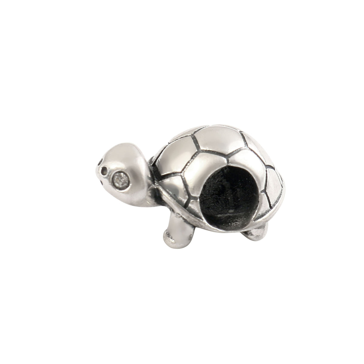 925 Sterling Silver Turtle Charm Bead – Symbol of Luck, Protection & Longevity