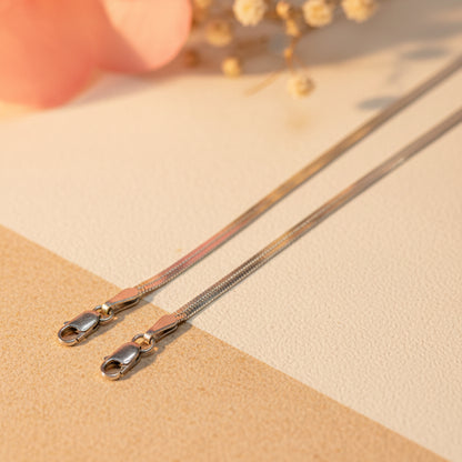 Leher Herringbone Anklet