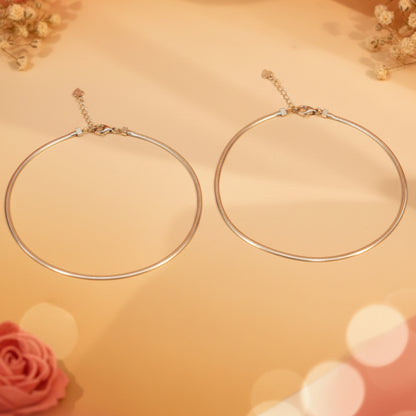 Rekha Silver Anklet
