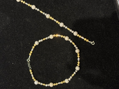 Triveni Bead Anklet