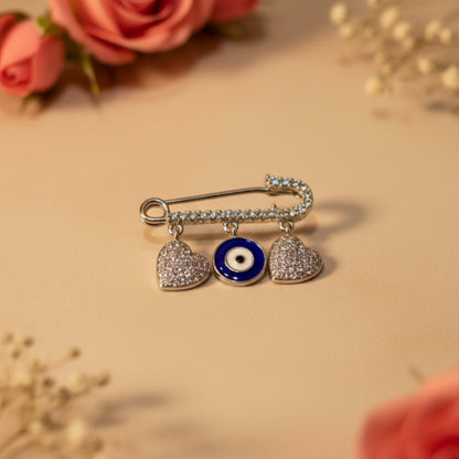 Nazar Dil Baby Pin