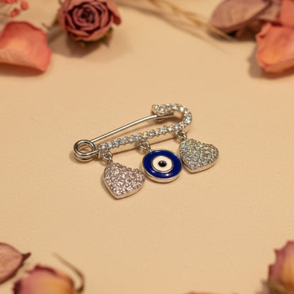 Nazar Dil Baby Pin