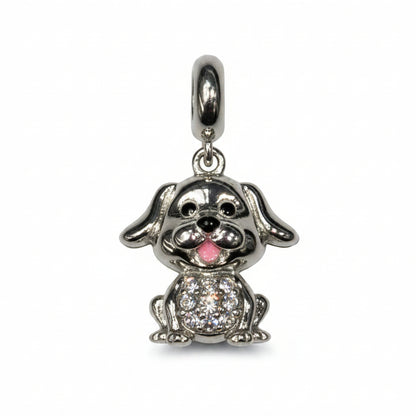 Dosti Silver Puppy Charm