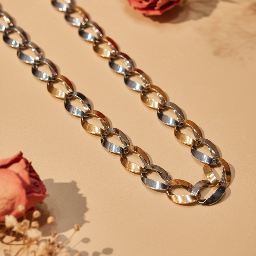 Sangam Two-Tone Curb Chain