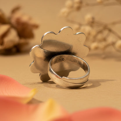 Firoza Lotus Statement Ring