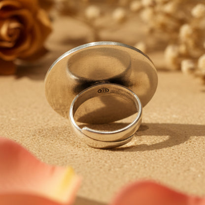Bindi Silver Mandala Ring