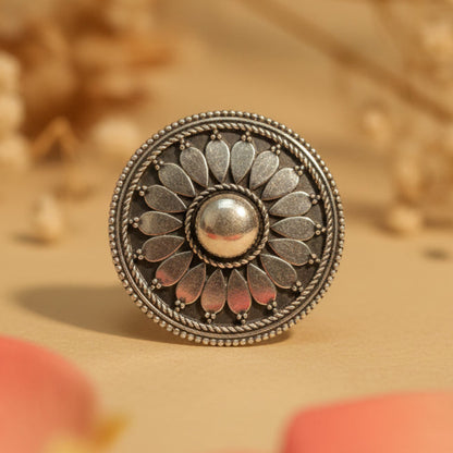 Surya Silver Ring