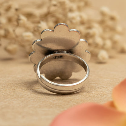 Boond Red Teardrop Ring
