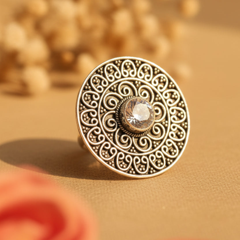 Chandni Silver Ring