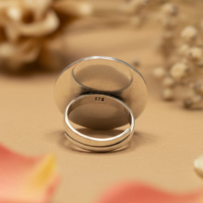 Anar Red Mandala Ring
