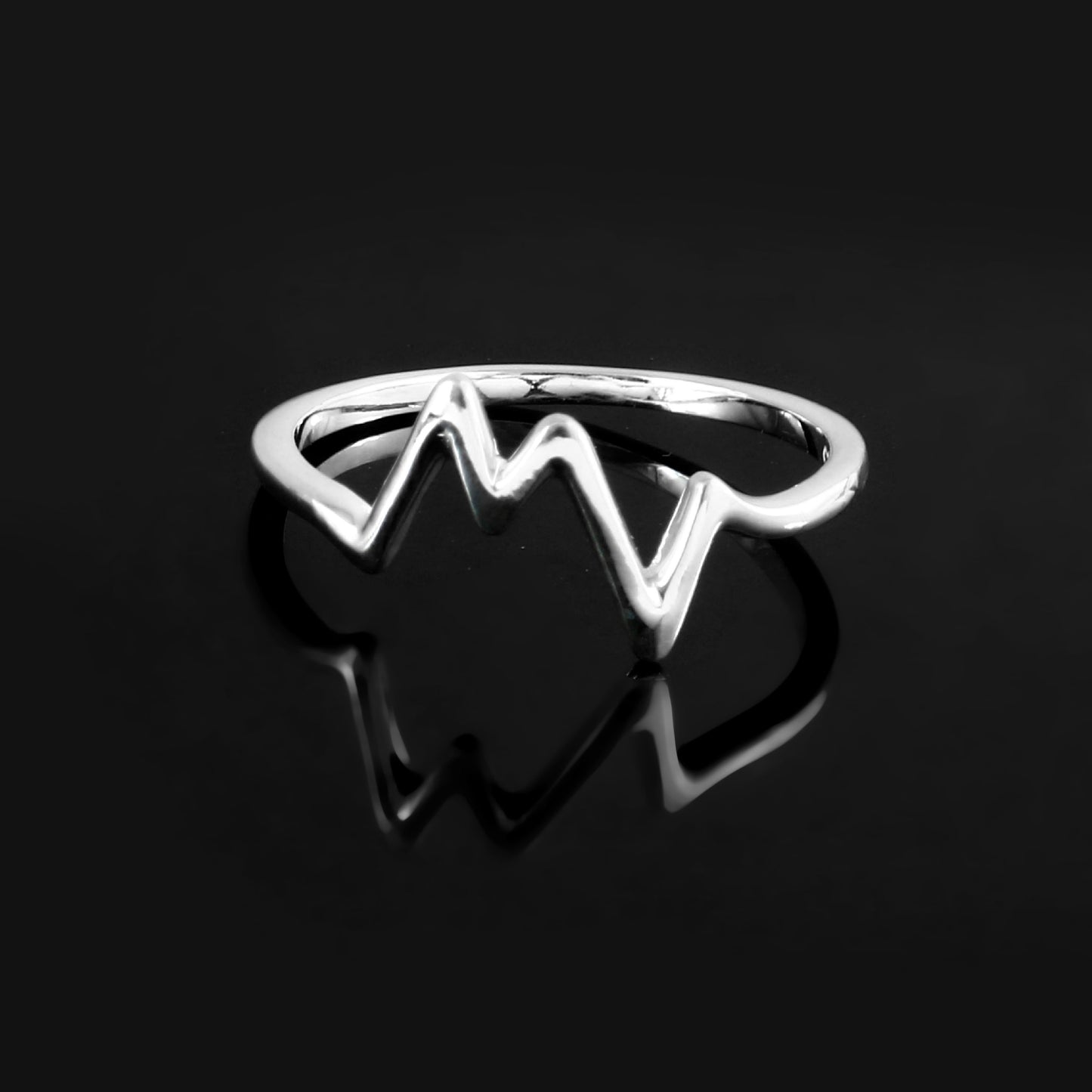 Minimalist Sterling Silver Wave Ring