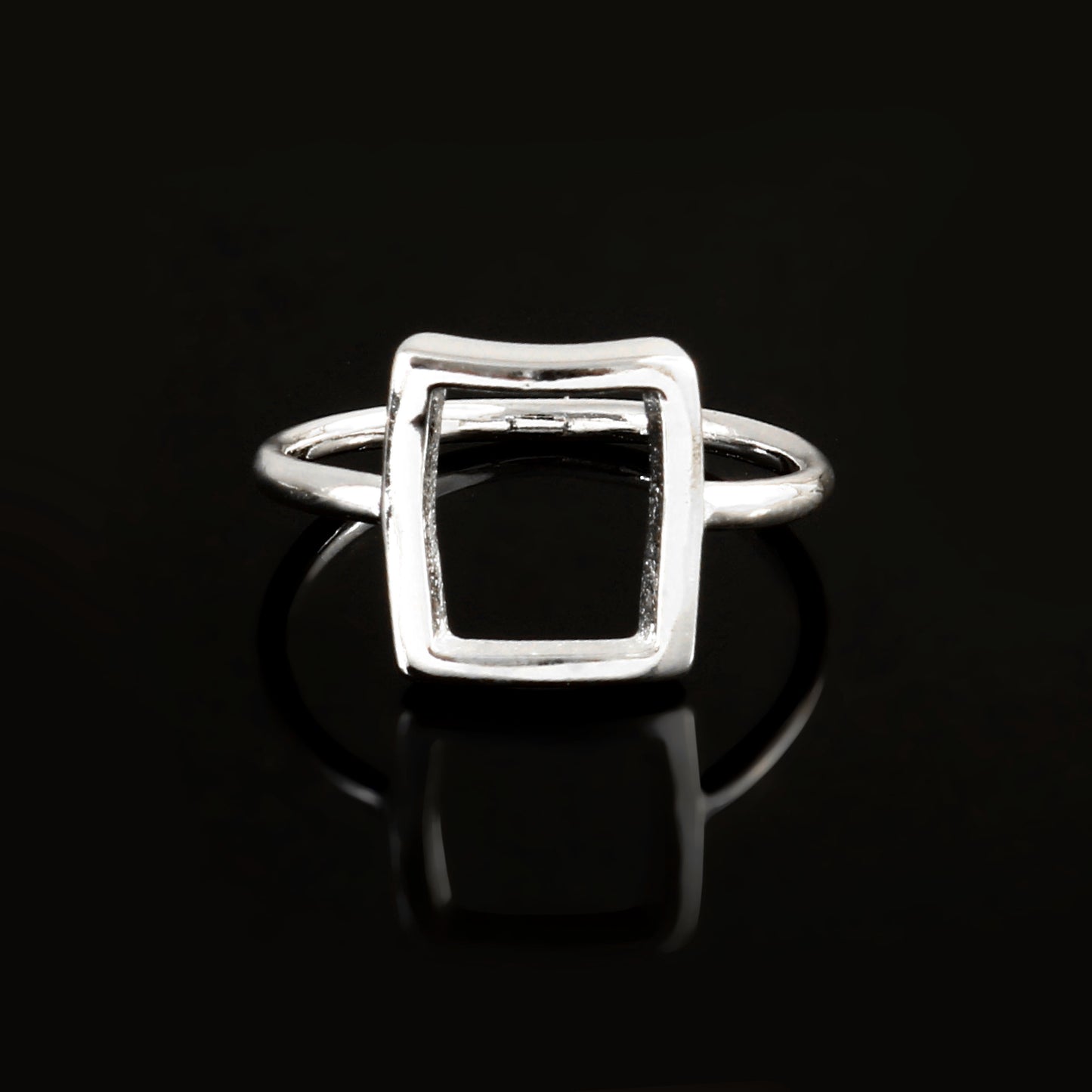 Minimalist Triple Bar Sterling Silver Ring