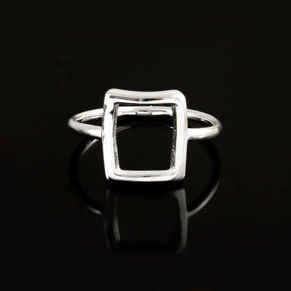 Minimalist Triple Bar Sterling Silver Ring