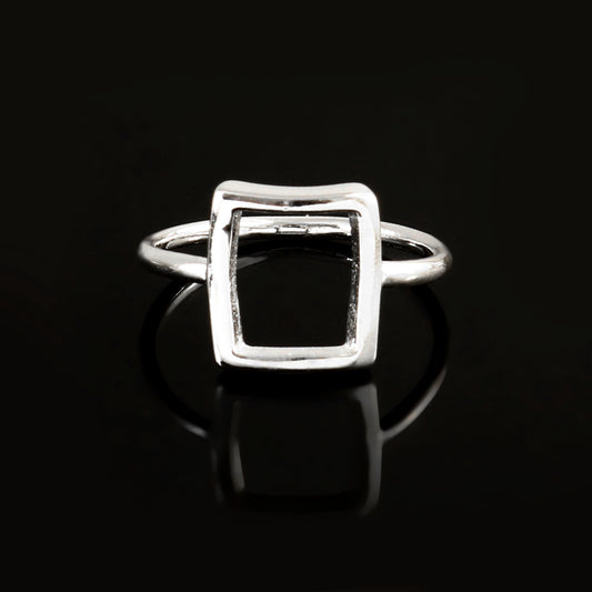 Minimalist Triple Bar Sterling Silver Ring