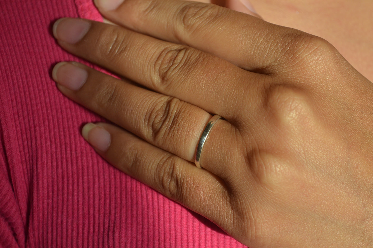 Minimalist Silver Band