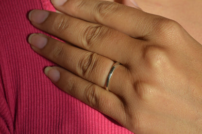 Minimalist Silver Band