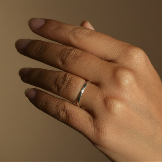 Minimalist Silver Band