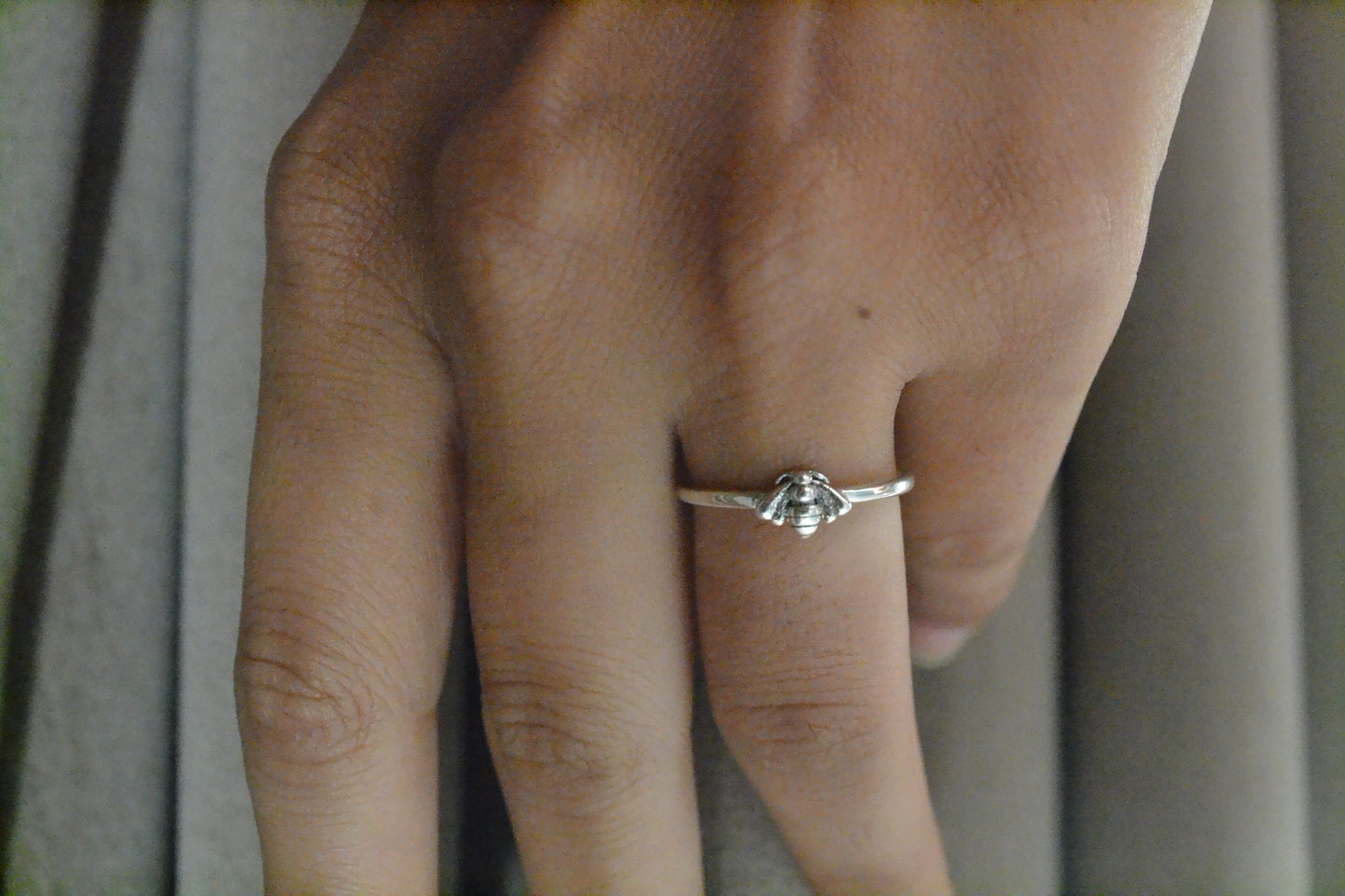 Sterling Silver Bee Ring