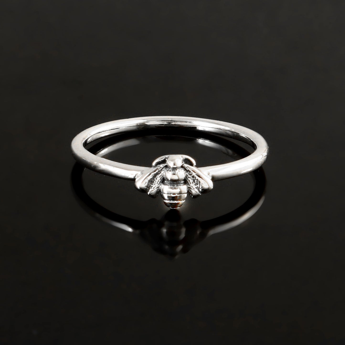Sterling Silver Bee Ring