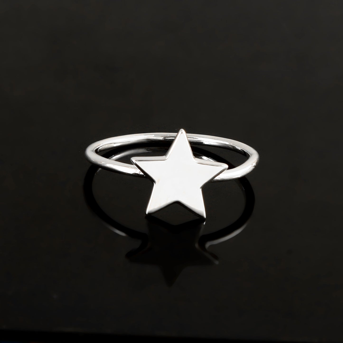 Sterling Silver Star Ring for Women