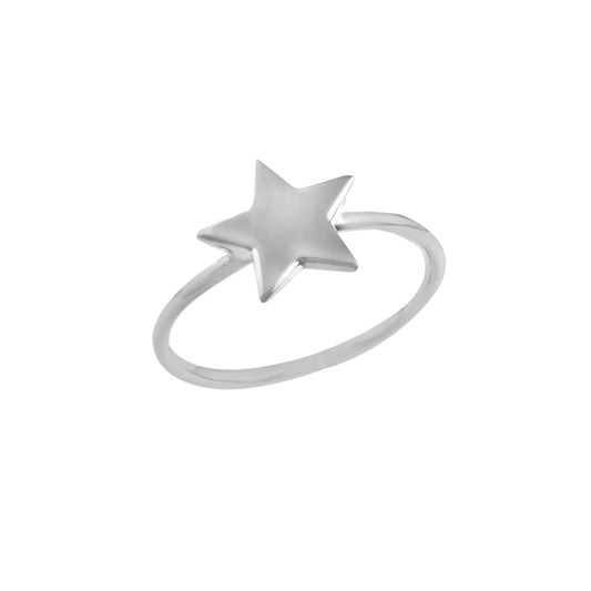 Sterling Silver Star Ring for Women
