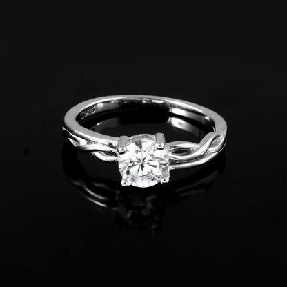 Sterling Silver Solitaire Ring
