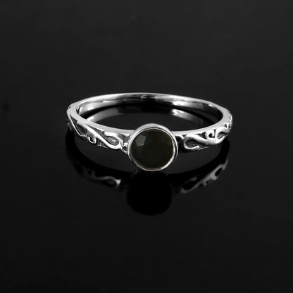 Noir Crest Ring