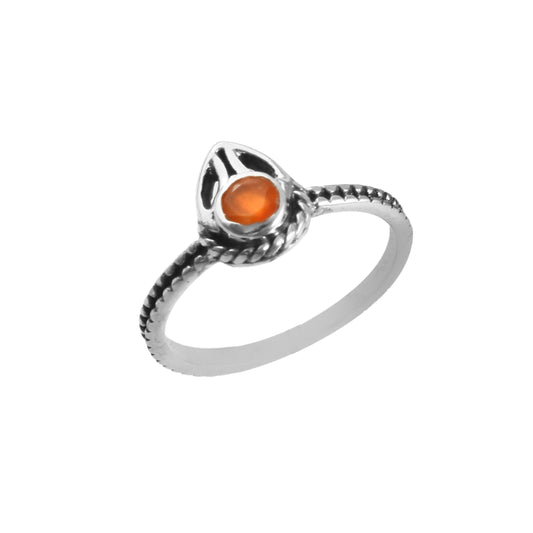 Amber Flame Ring
