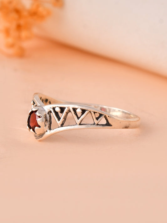 Crimson Glyph Ring
