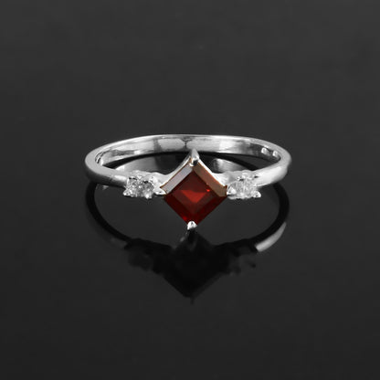 Garnet Princess Ring
