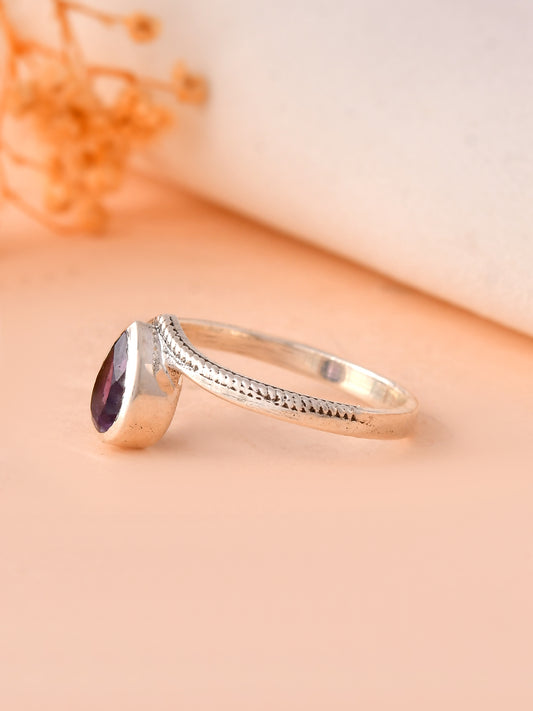 Raindrop Amethyst Ring