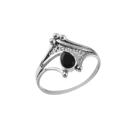 Art Deco Black Onyx Ring