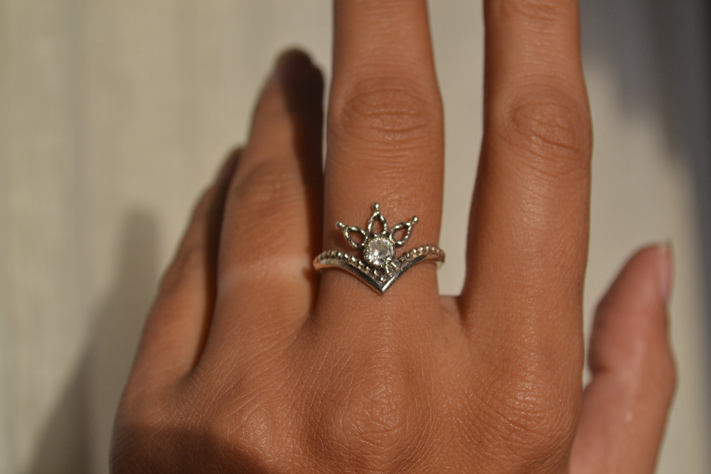 Crown Crystal Ring