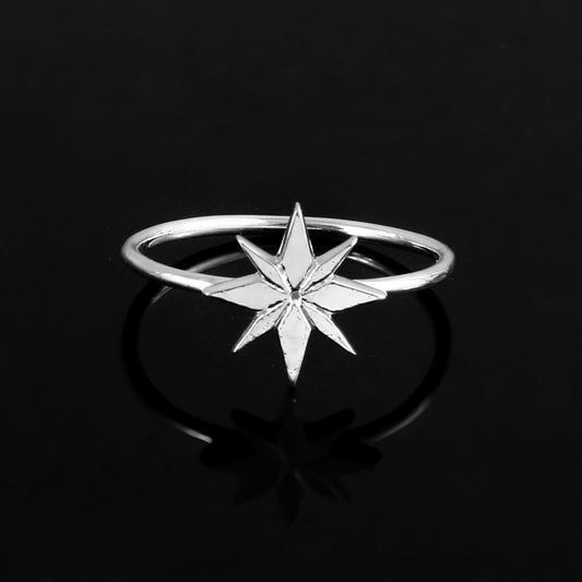 Minimalist North Star Ring