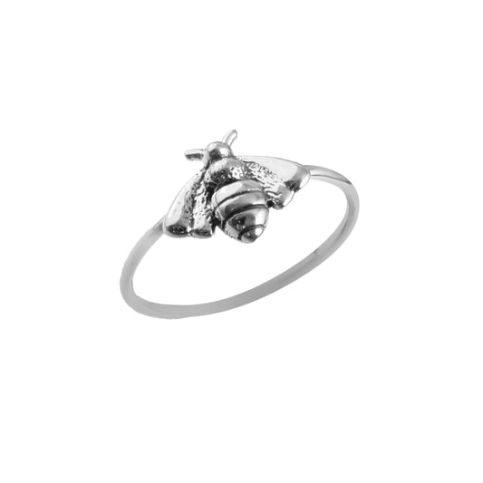 Sterling Silver Honey Bee Ring