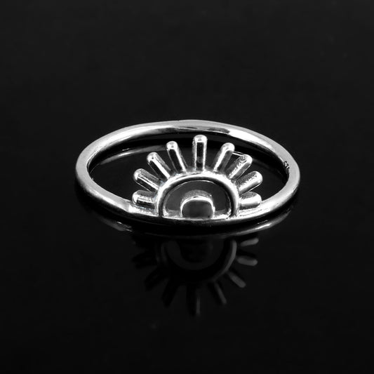 Minimalist Petal Open Ring