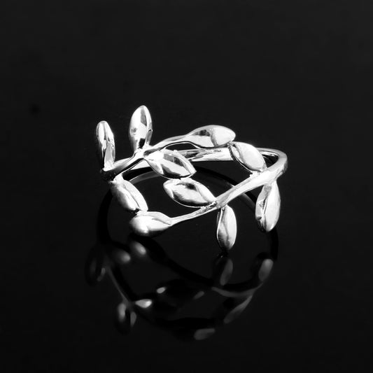Sterling Silver Vine Leaf Wrap Ring