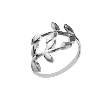 Sterling Silver Vine Leaf Wrap Ring