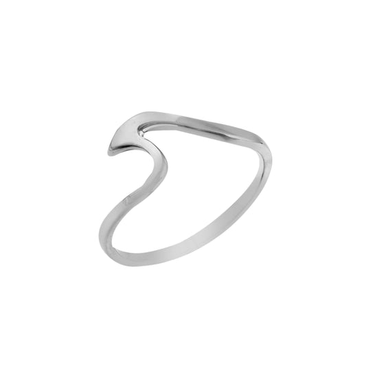 Minimal Wave Band Ring