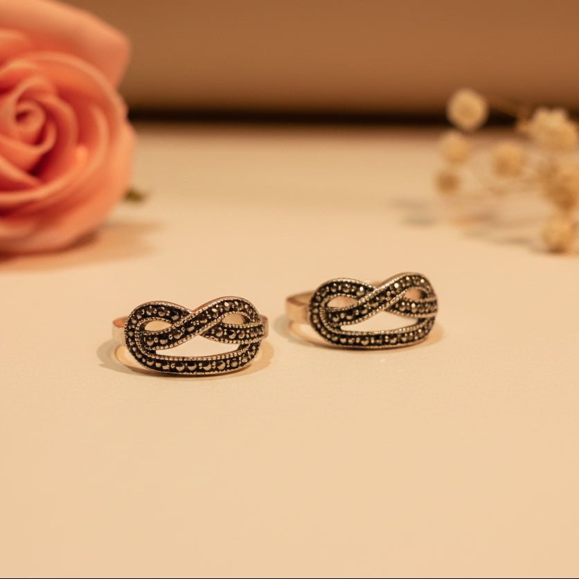 Anant Toe Ring - Zirak Silver