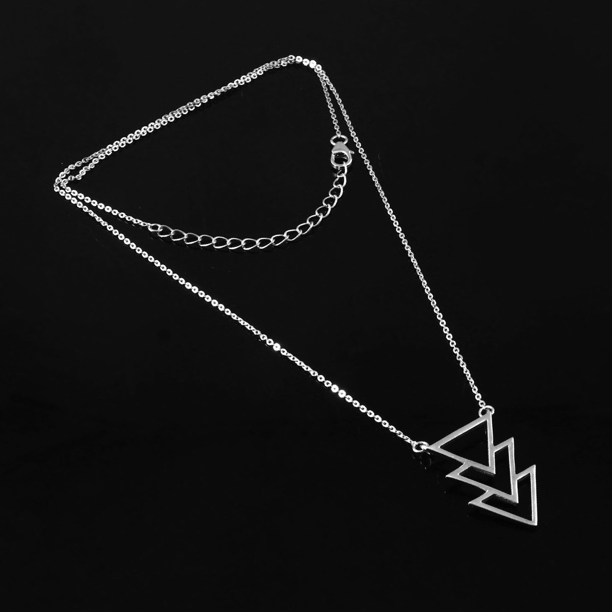 Arrowhead Trio Pendant - Zirak Silver