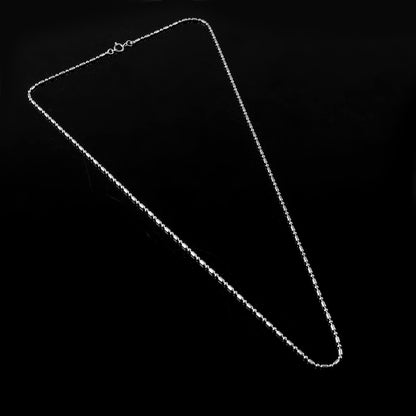 Zohra Chain – Beaded Silver Chain