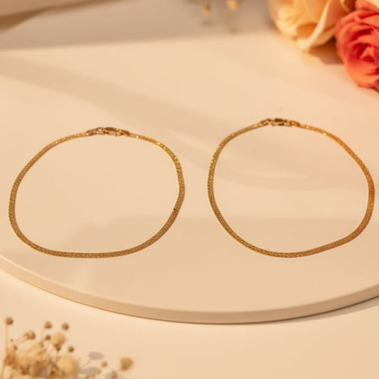 Chamak Anklet - Zirak Silver
