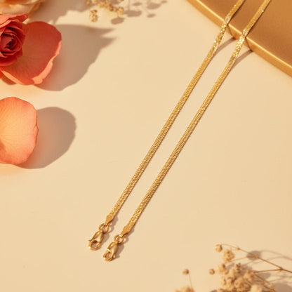 Chamak Anklet - Zirak Silver