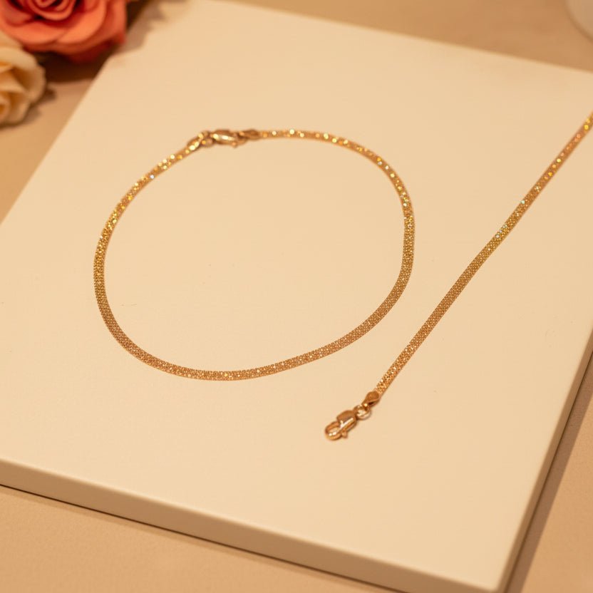 Chamak Anklet - Zirak Silver