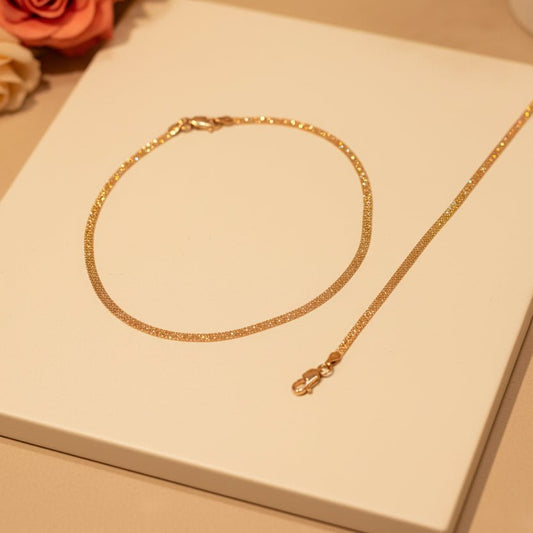 Chamak Anklet - Zirak Silver